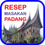 resep masakan padang android application logo